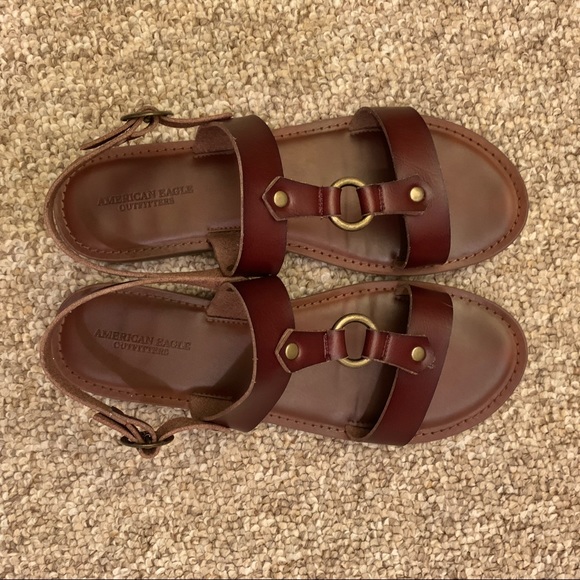 American Eagle Brown Sandals - Picture 1 of 4